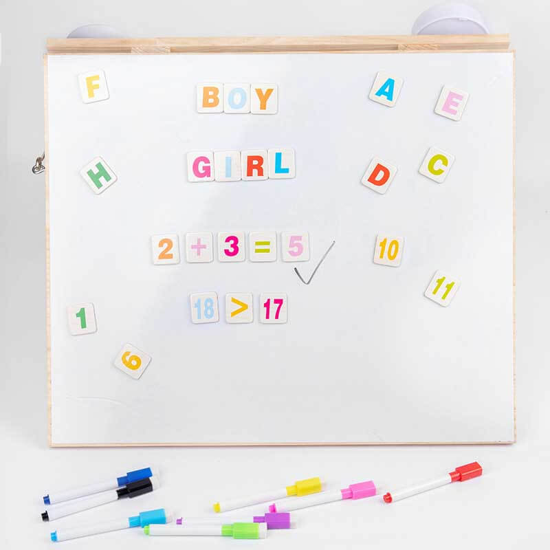 Montessori Wooden Activity Board for Toddlers - Develops Fine Motor Skills & Life Skills