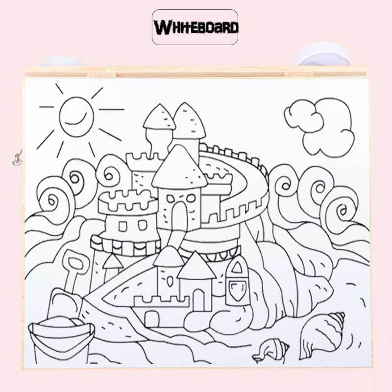 Montessori Wooden Activity Board for Toddlers - Develops Fine Motor Skills & Life Skills